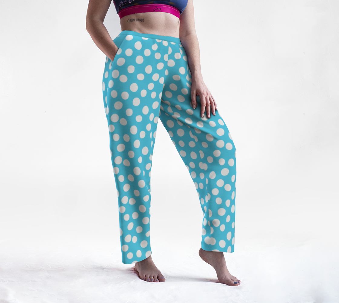 All About the Dots Lounge Pants - Blue preview