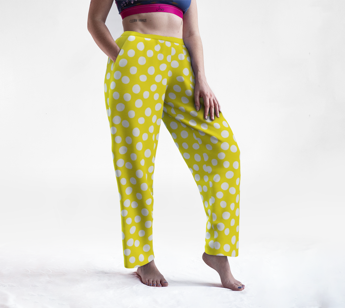 All About the Dots Lounge Pants - Yellow thumbnail #2