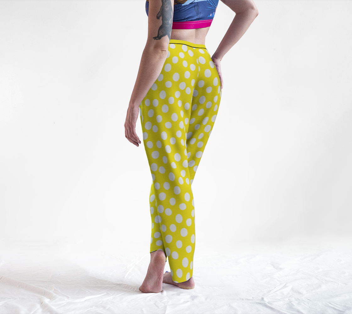 All About the Dots Lounge Pants - Yellow preview #2