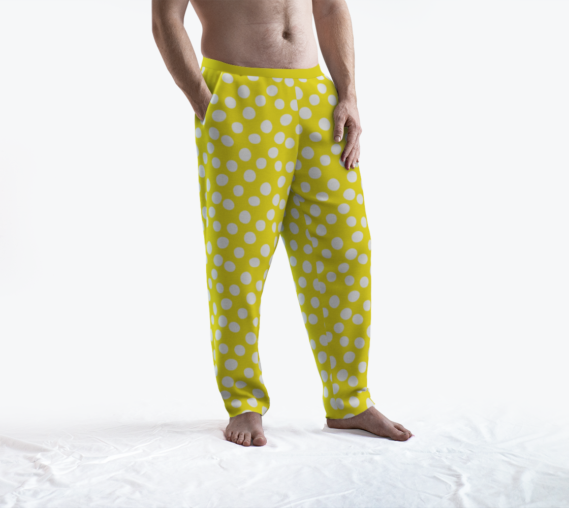 All About the Dots Lounge Pants - Yellow preview #3