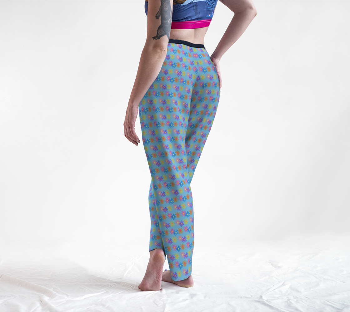 Daisies on Blue preview #2