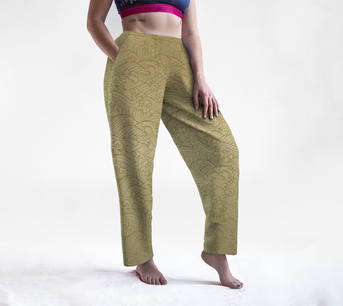 Golden Waves in Gold Lounge Pants preview