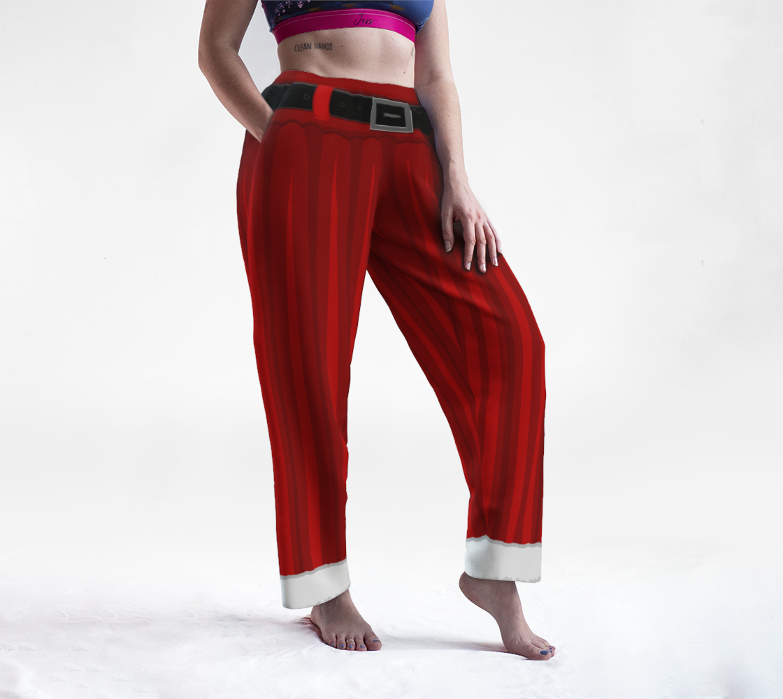 Christmas Pants Festive Santa Lounge Pants preview