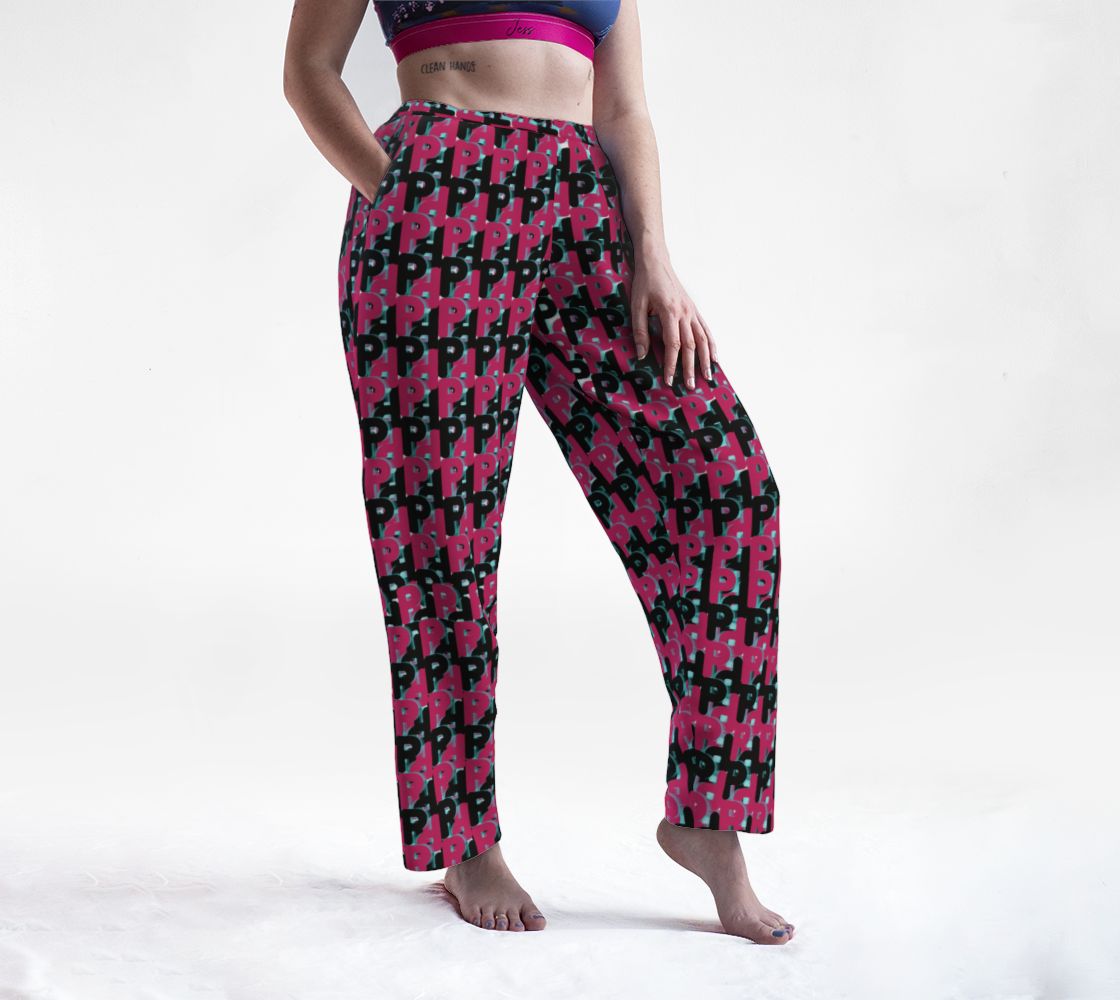 Vintage Pink Chain Lounge Pants preview