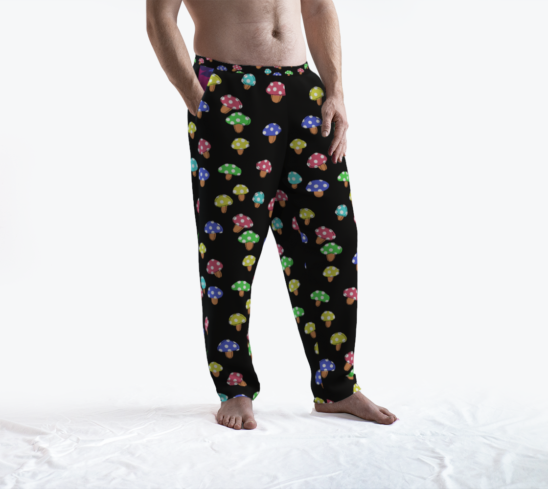"Funky Mushrooms" Lounge Pants preview #3