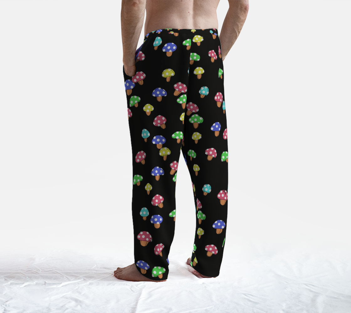 "Funky Mushrooms" Lounge Pants preview #4