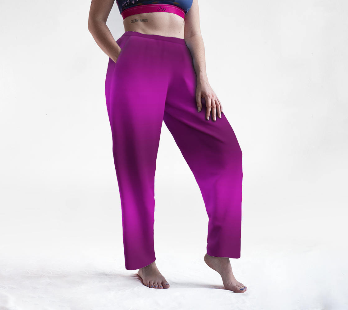 Purple Two-Tone Lounge Pants preview