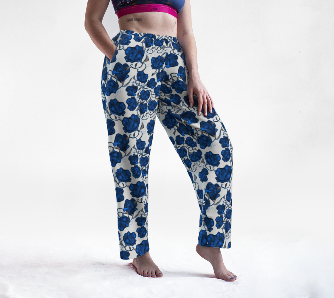 Blue Roses Lounge Pants preview