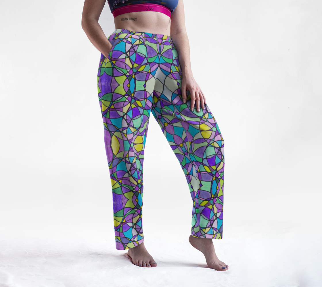 Lilac Stained Glass Lounge Pants preview