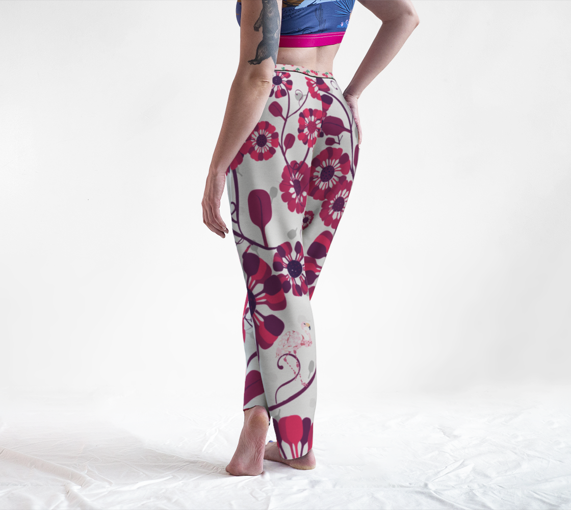 Pickleball Flamingo/CHerry Blossoms , Pickleball Artwear preview #2