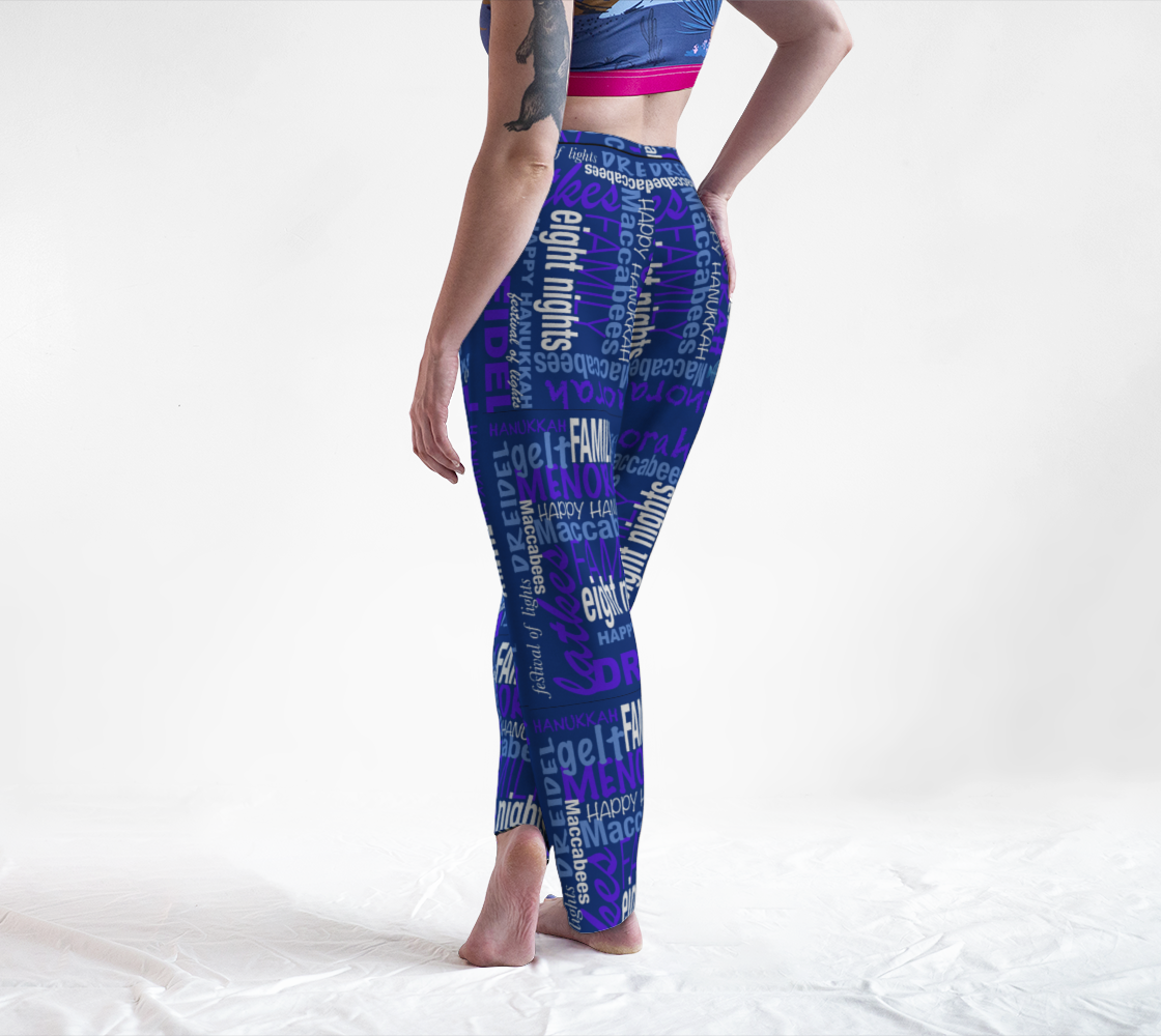 Hanukkah Word Cloud (lounge pants) preview #2