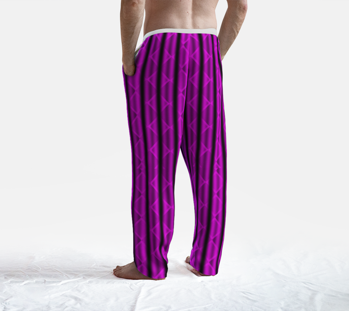 Retro Purple-Lounge Pants Miniature #5