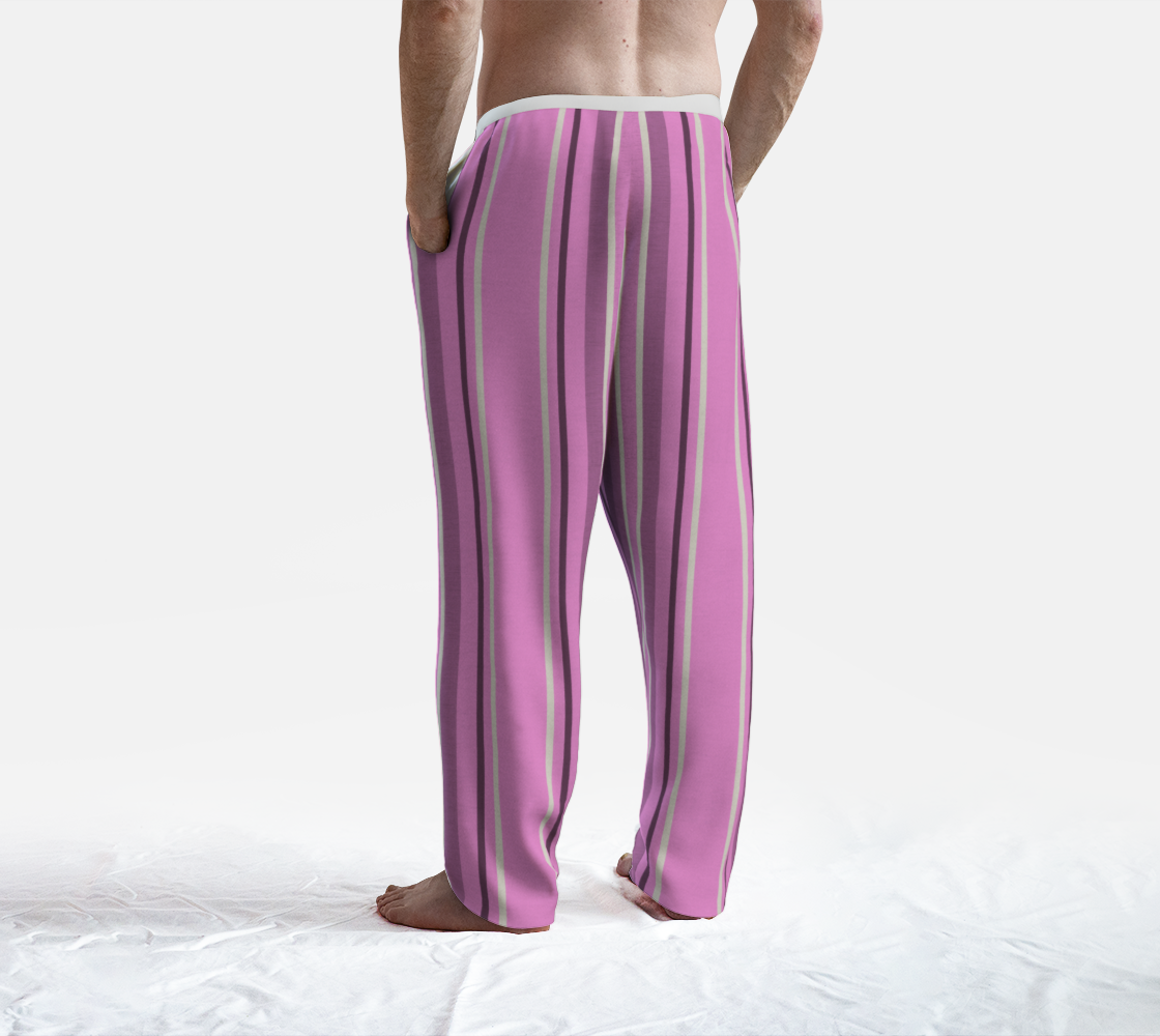 Aperçu de Pink Stripes-Lounge Pants #4