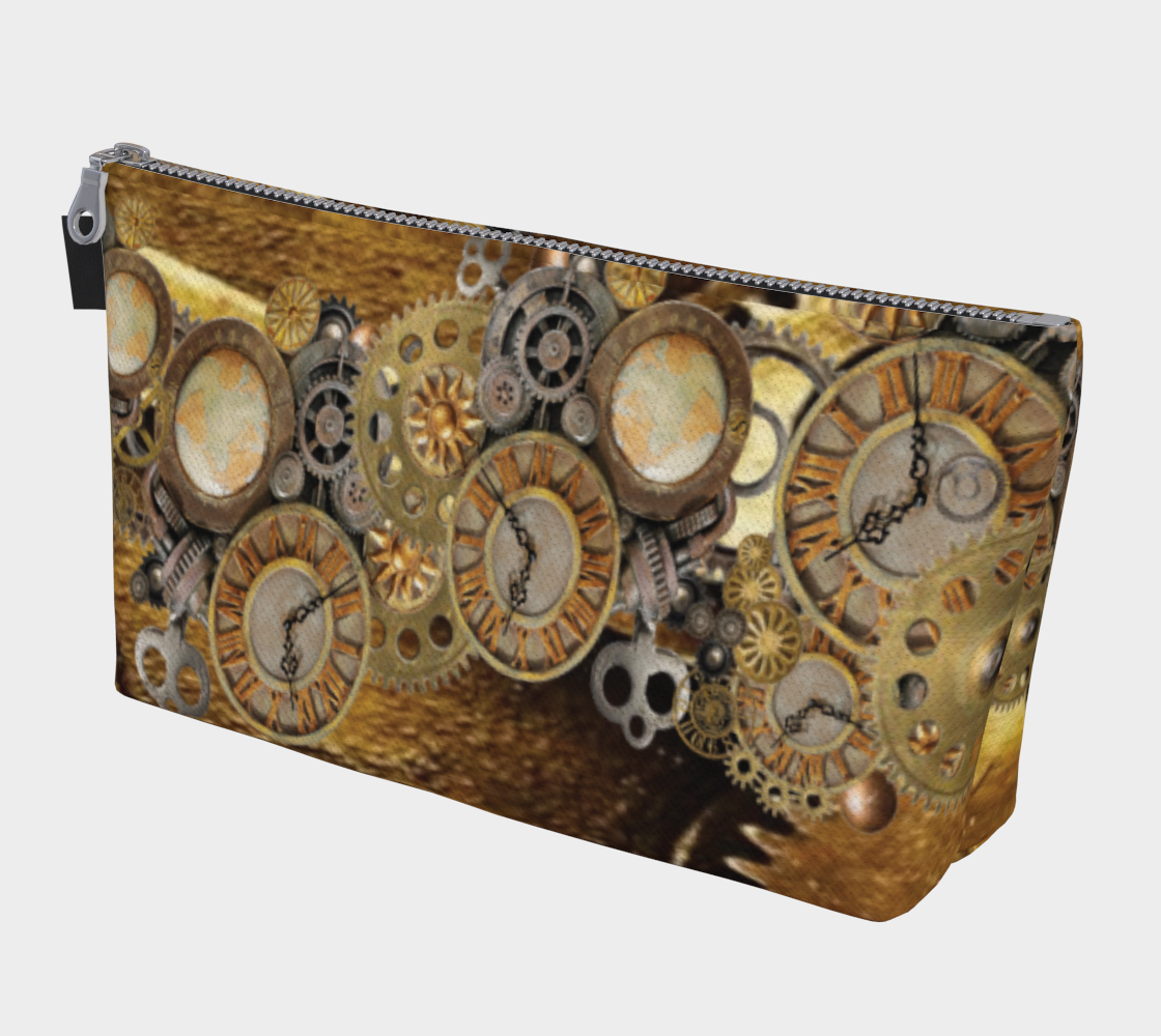 Steampunk Gear Make Up Case Tote by VCD © preview