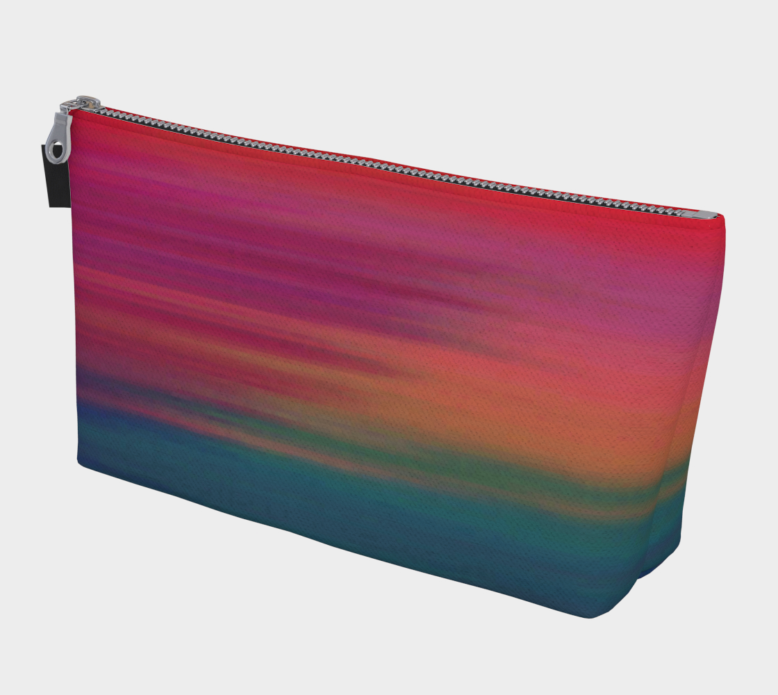 "Rainbow Colors" Ombre Make up Tote by VCD © preview