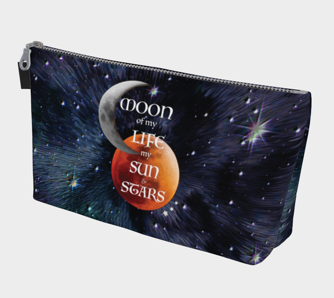 "Moon Sun Stars" Game of Thrones Inspired Art Print Make Up Tote by VCD © preview