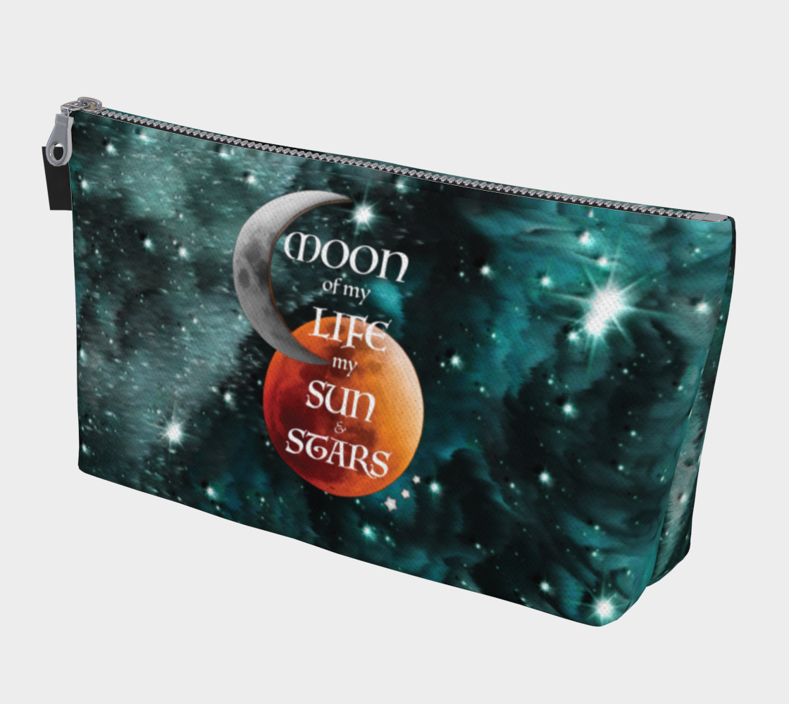 Emerald Galaxy "Game of Thrones" Sun Moon Stars Make Up Tote by VCD © preview