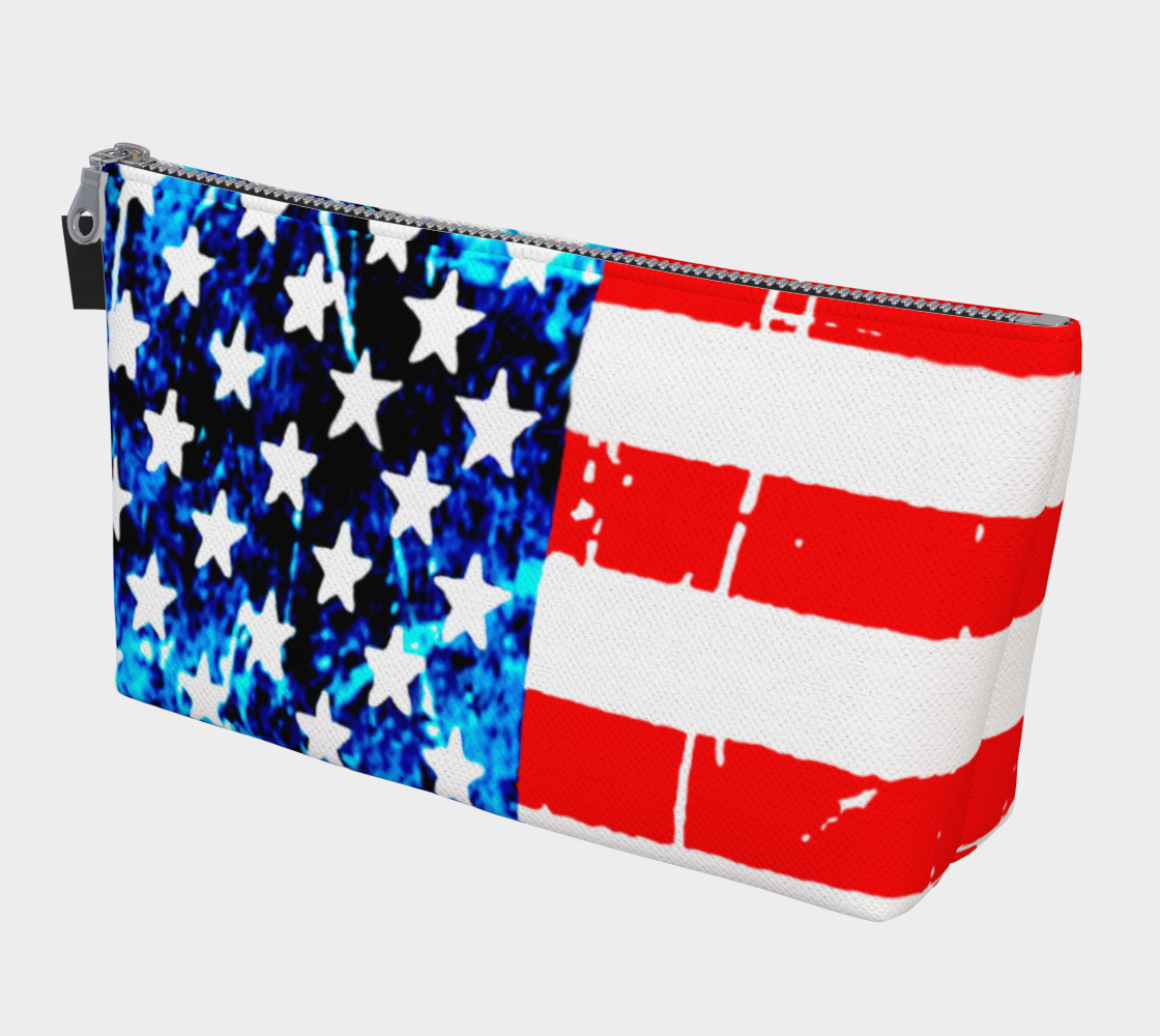 American Flag Make Up Bag/Tote by VCD © preview