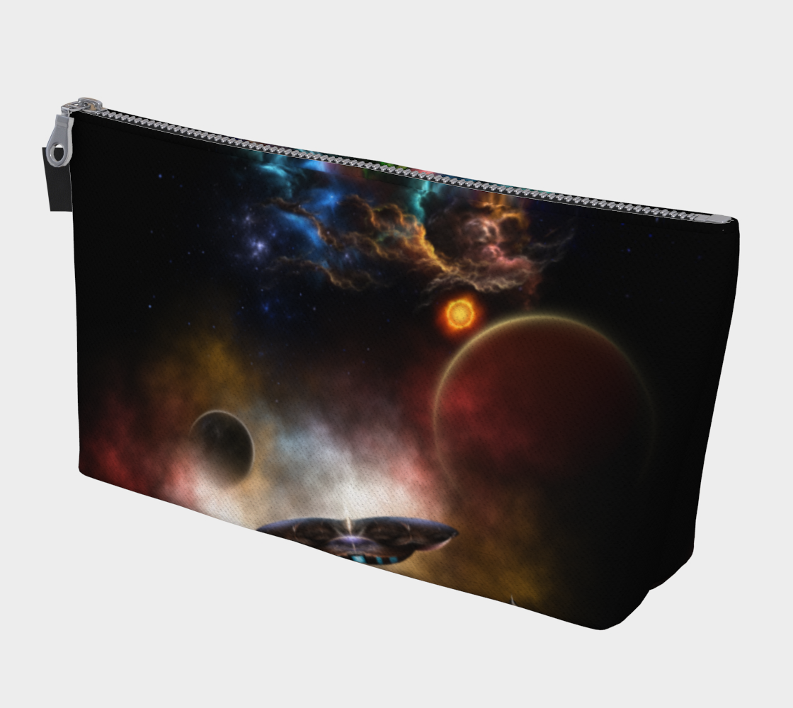 Beyond Space & Time Fractal Art II Spacescape Makeup Bag preview