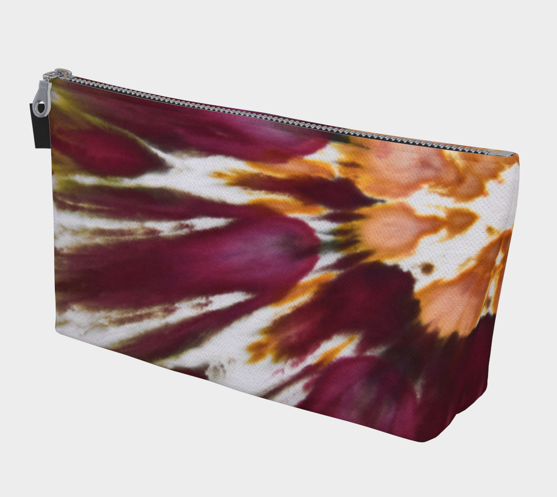 Maroon Swoosh Make Up Bag preview #1