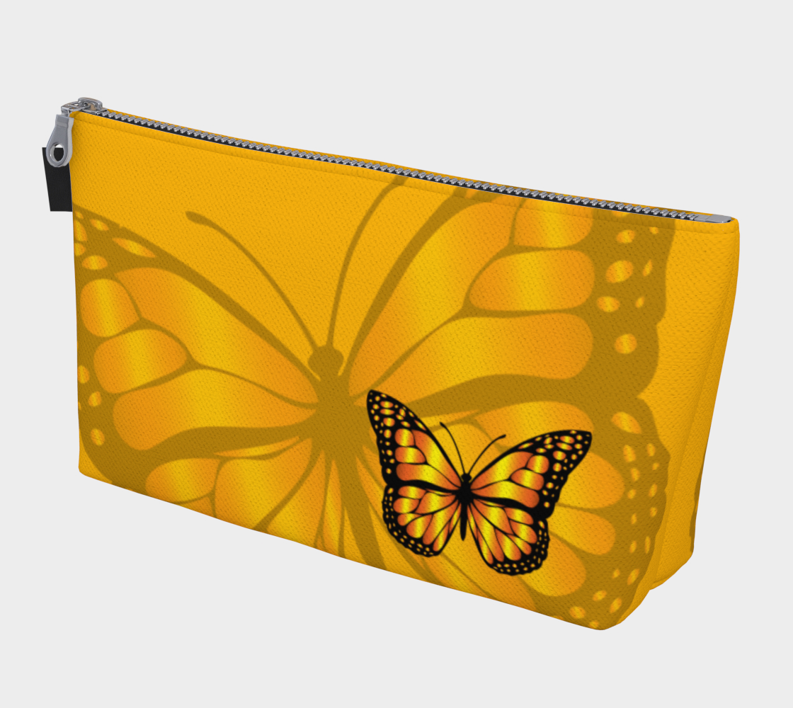 Monarch Butterfly Beauty Makeup Bag preview