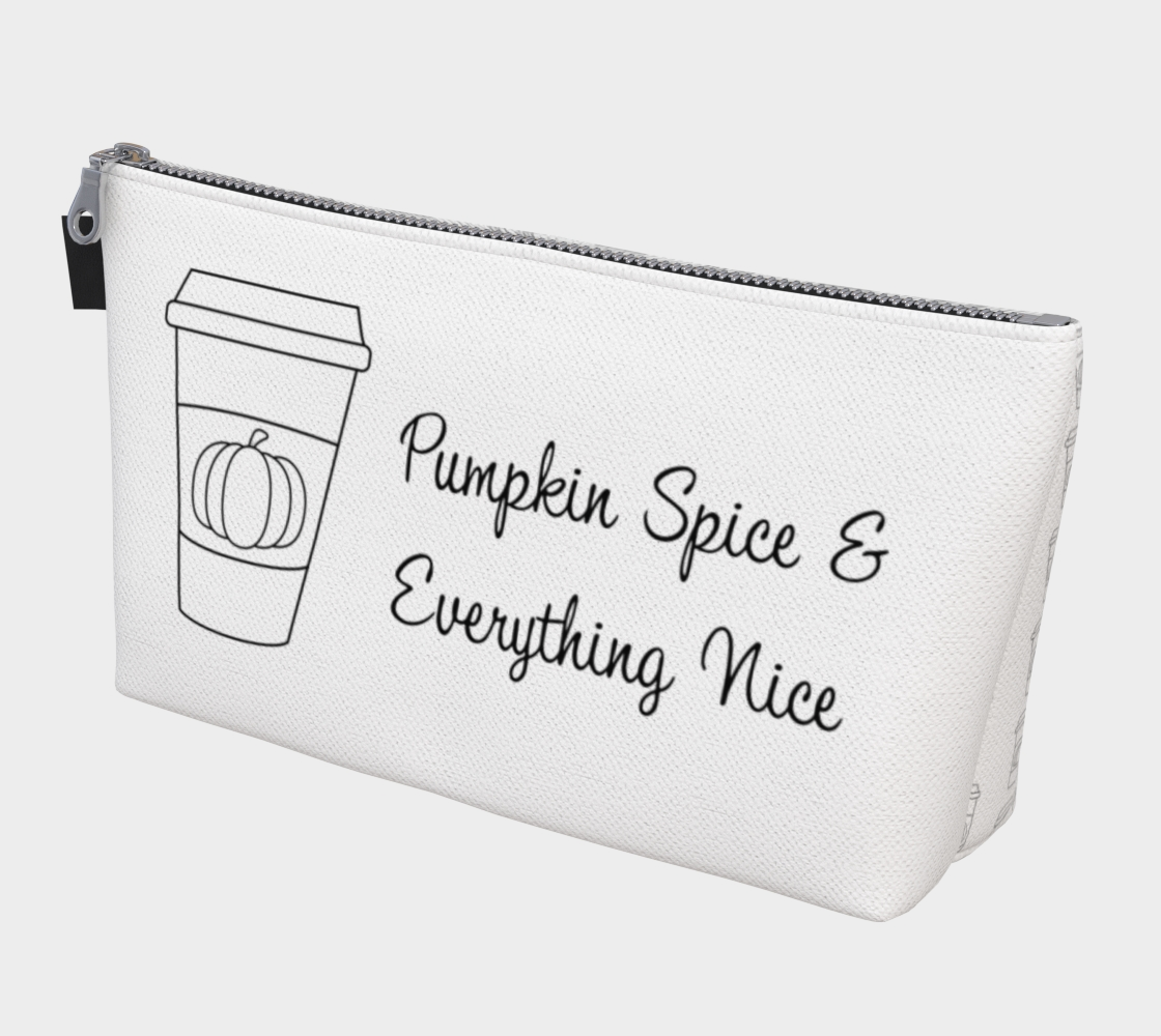 Pumpkin Spice & Everything Nice Makeup Bag Miniature #2