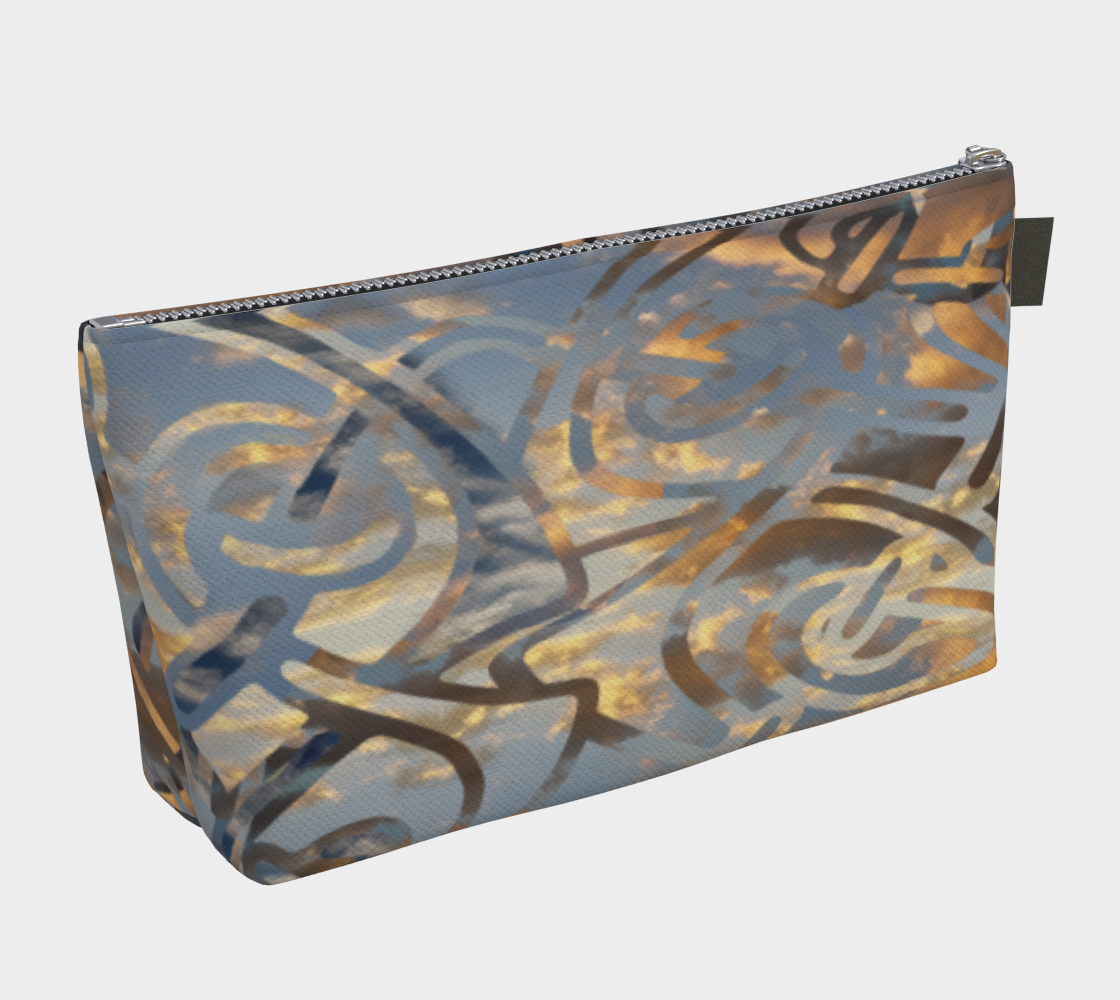 Swirling Celtic Sunset Makeup Bag preview #2