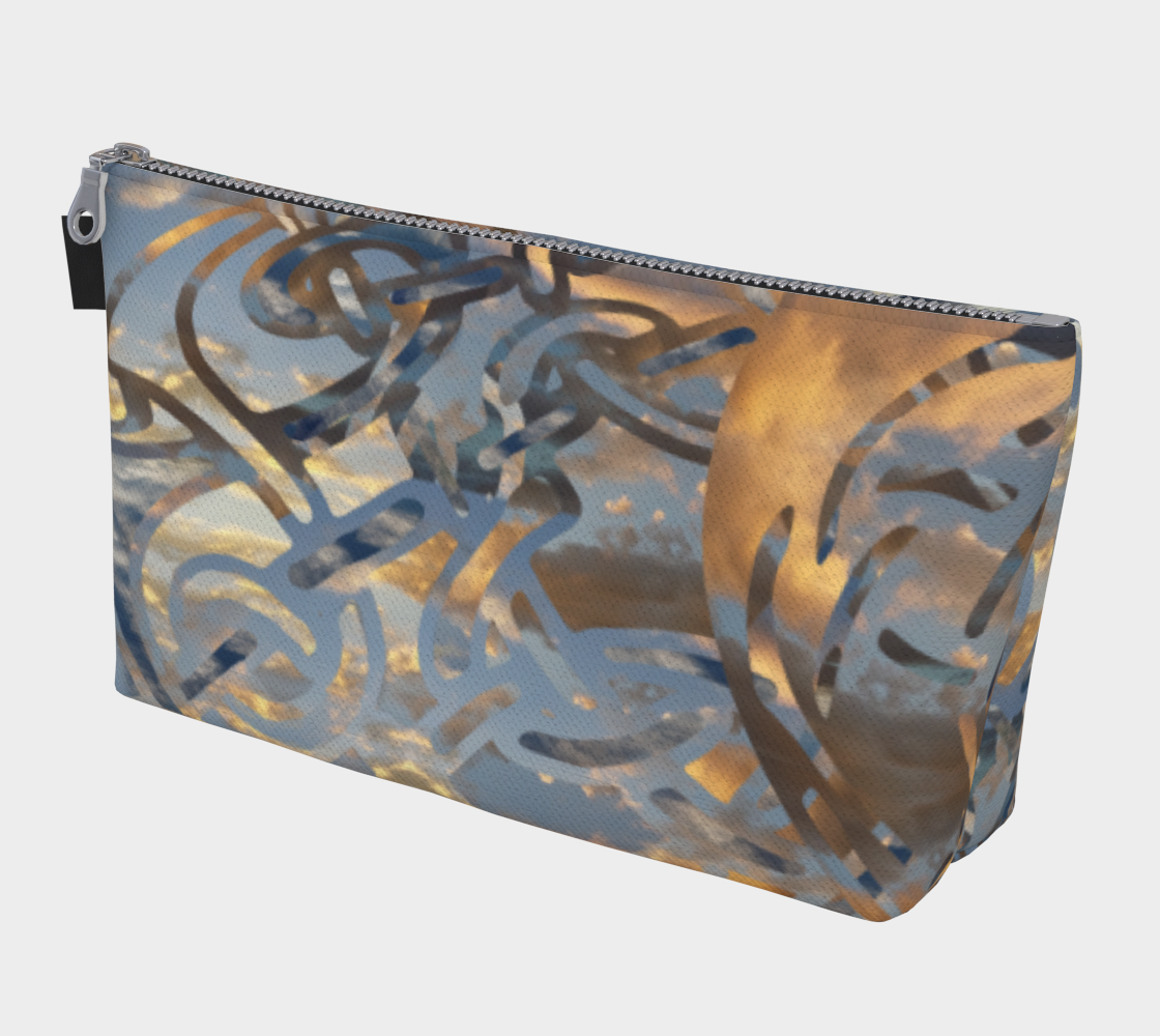 Swirling Celtic Sunset Makeup Bag preview #1
