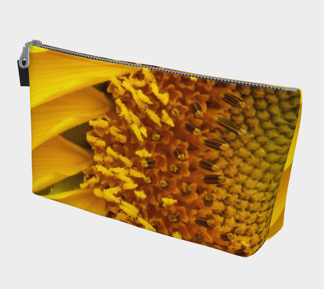 Aperçu de Sunflower Petals Makeup Bag