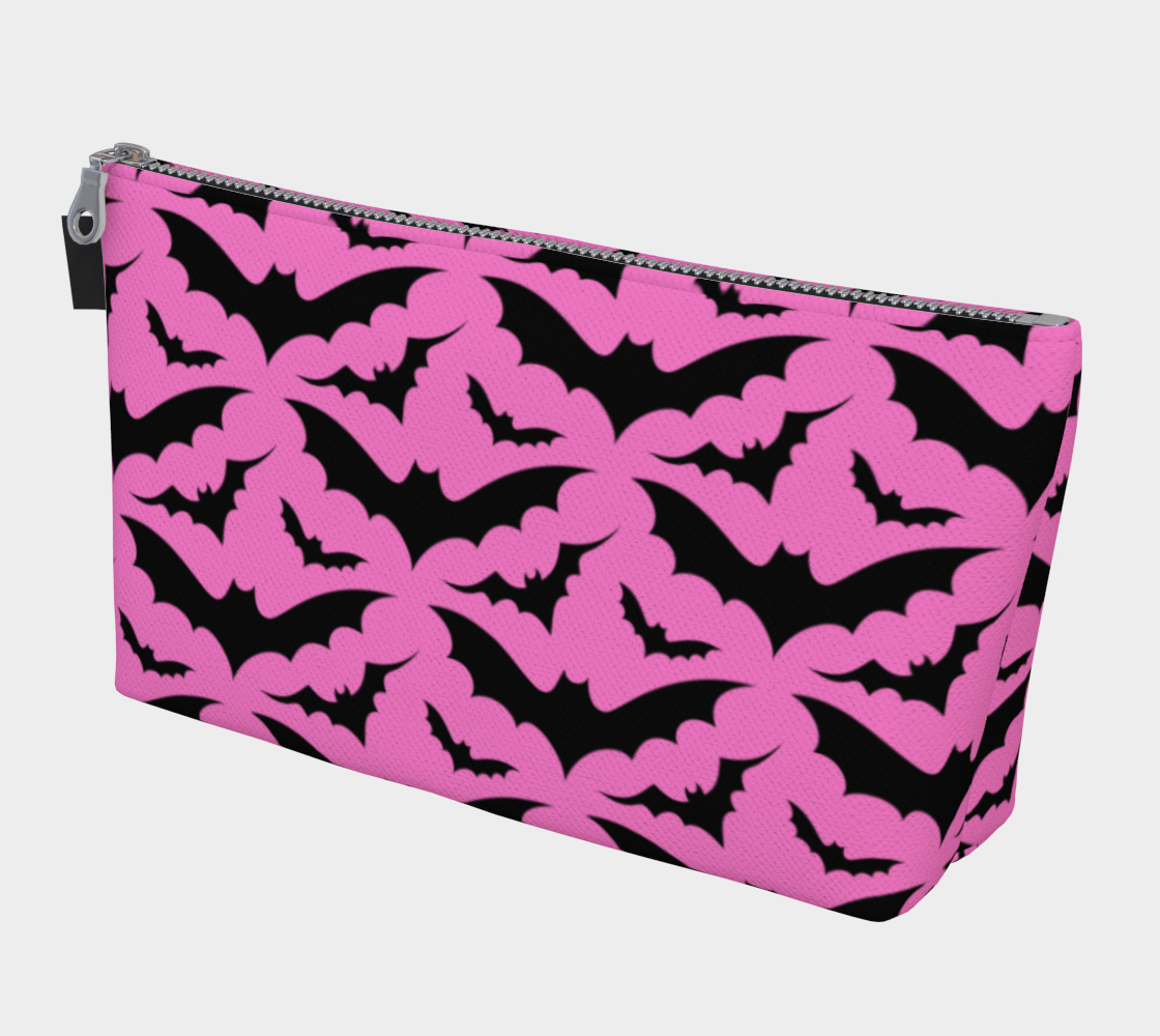 Pink Bats Makeup Bag preview