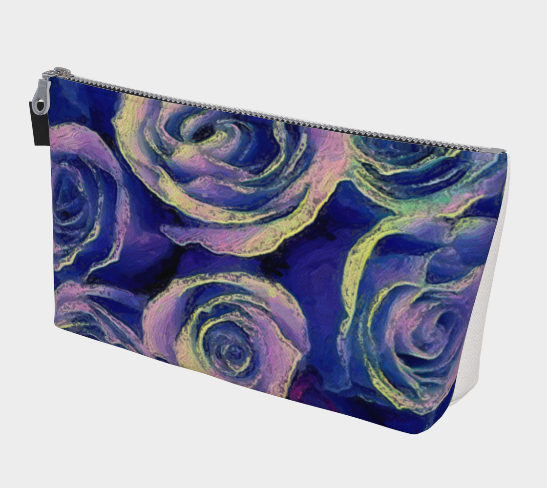 Purple Roses Travel Pouch by Bryan Bromstrup preview