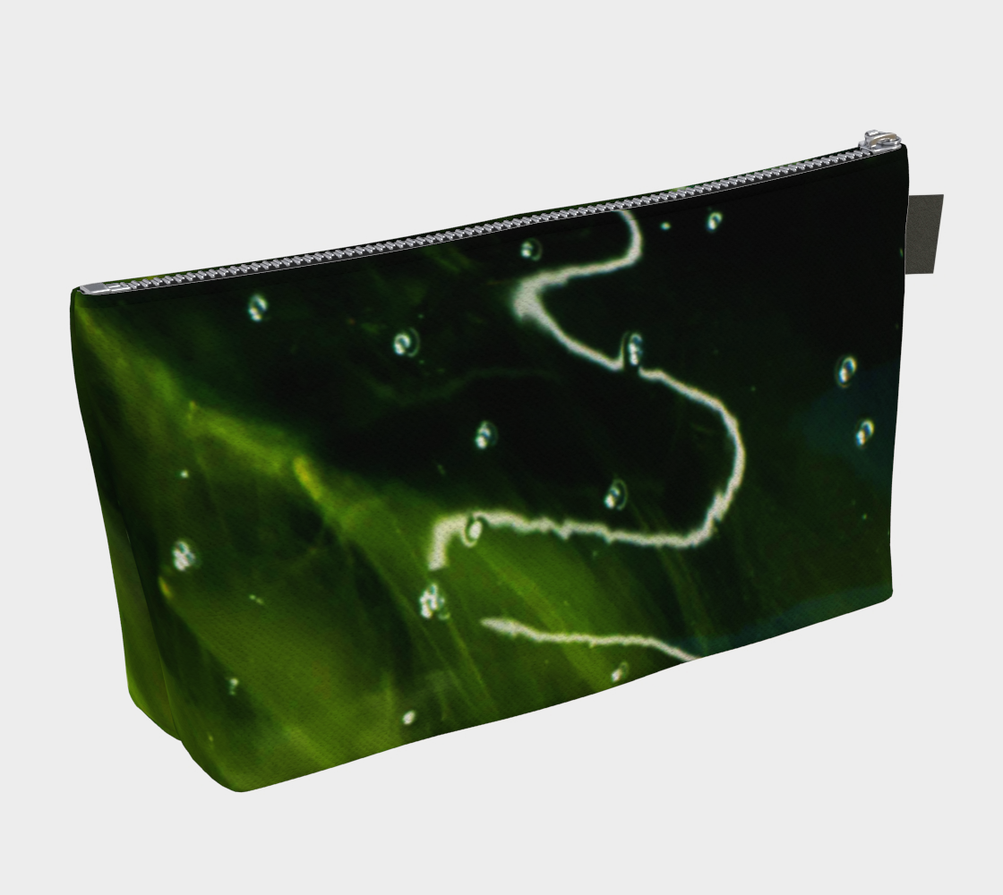 Green Algae and Water Makeup Bag preview #2