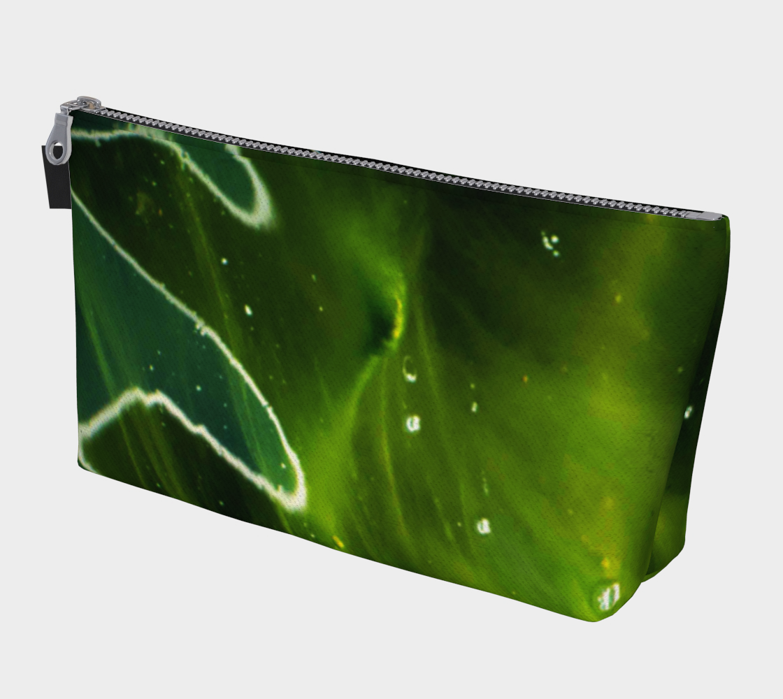 Green Algae and Water Makeup Bag preview #1