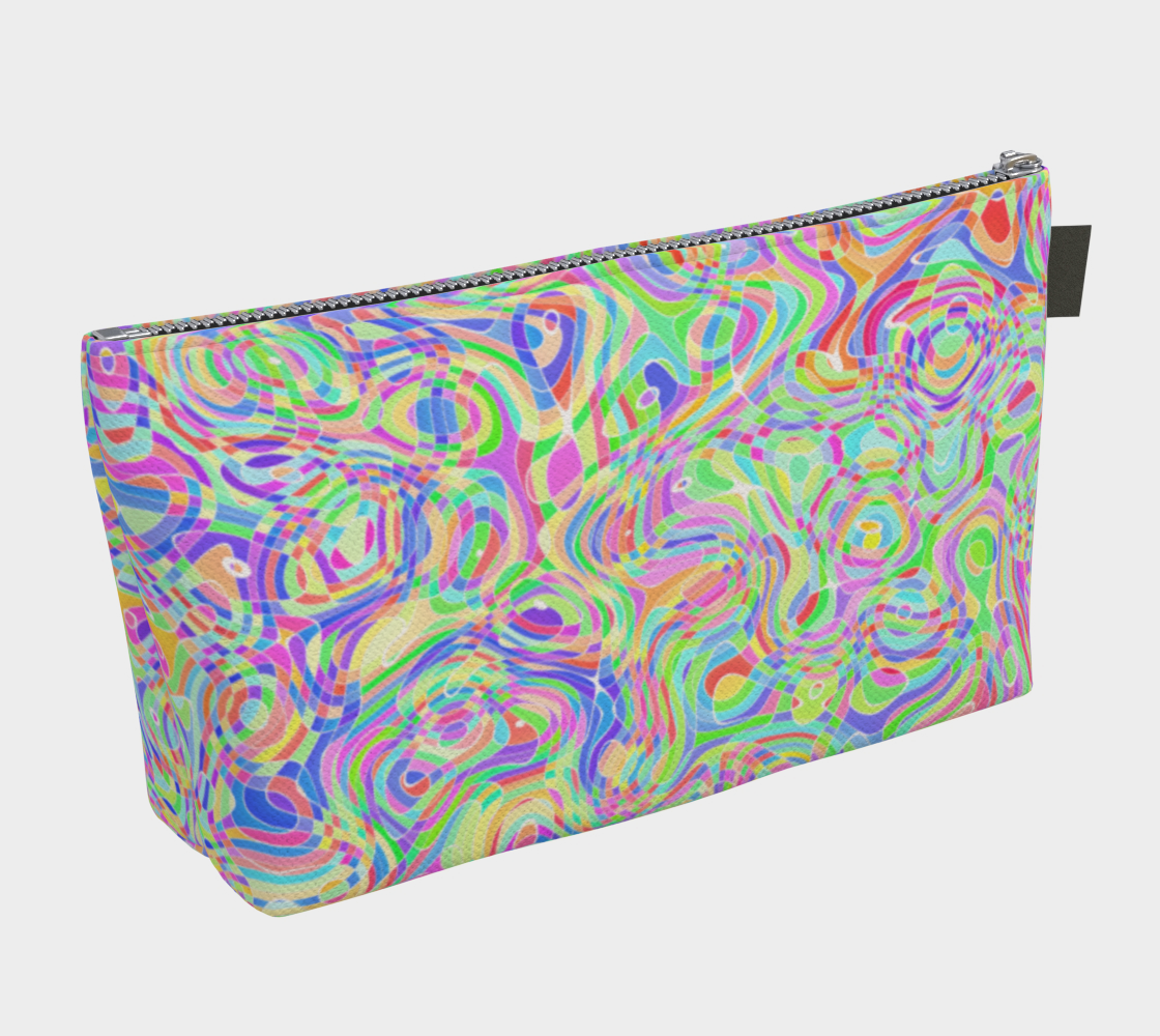 Colorful Swirly Trippy Rainbow Ripples preview #2
