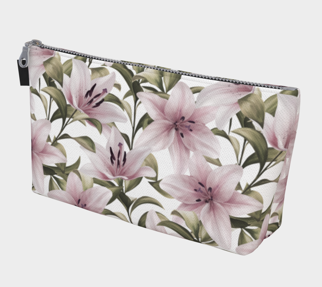 Lily flowers. Floral pattern preview