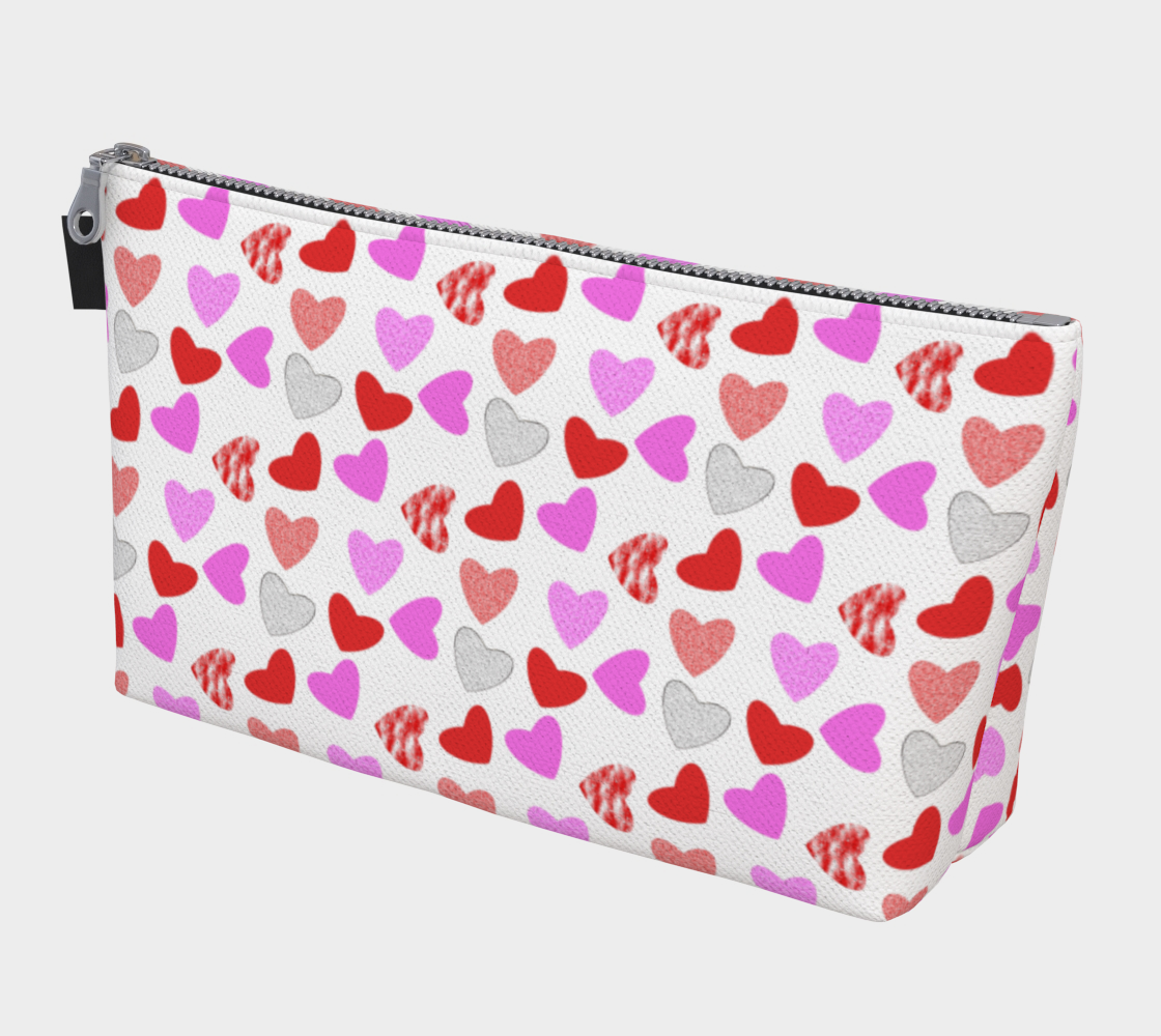 My Hearts Desire White Makeup Bag preview