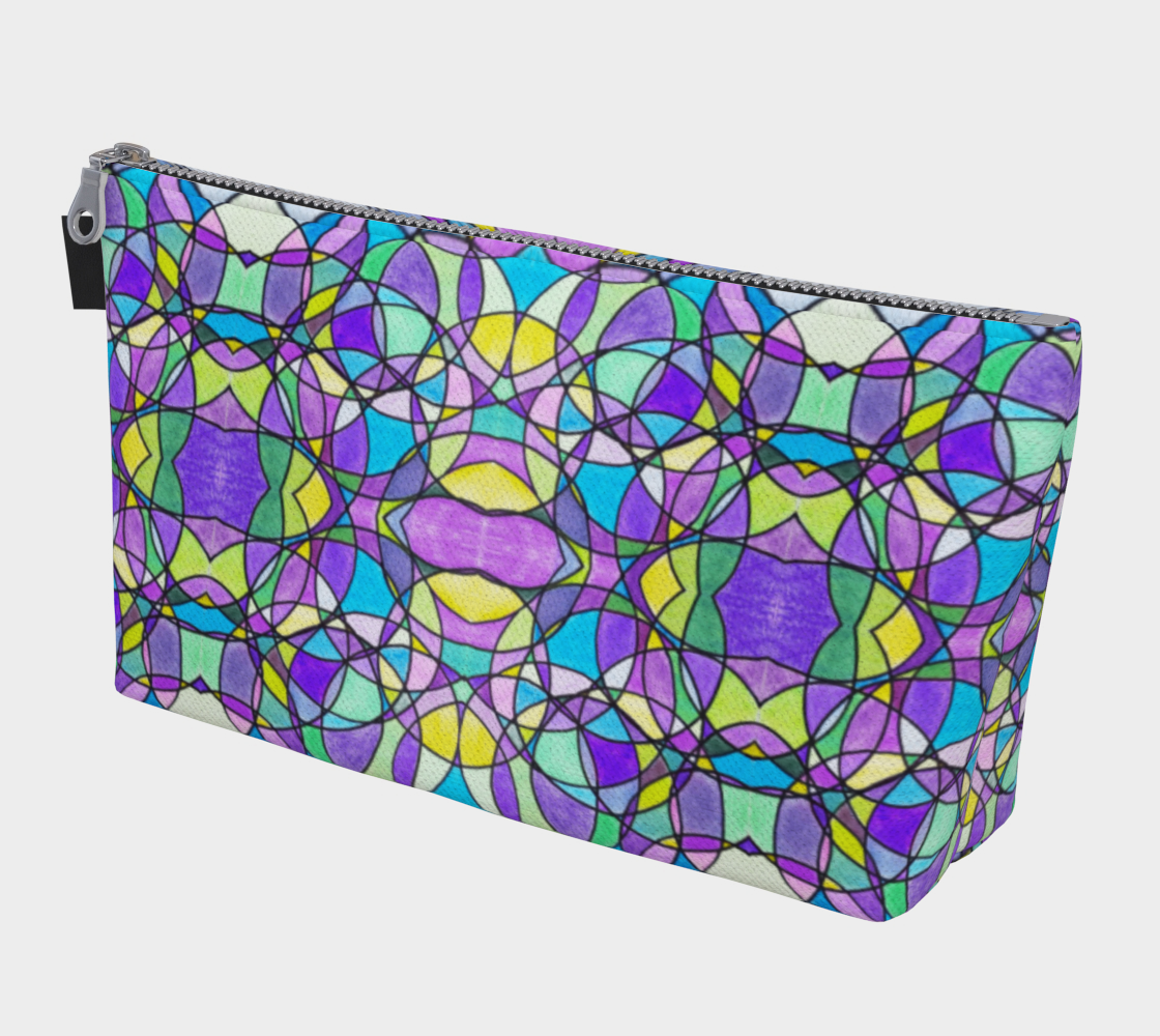 Lilac Stained Glass Makeup Bag preview