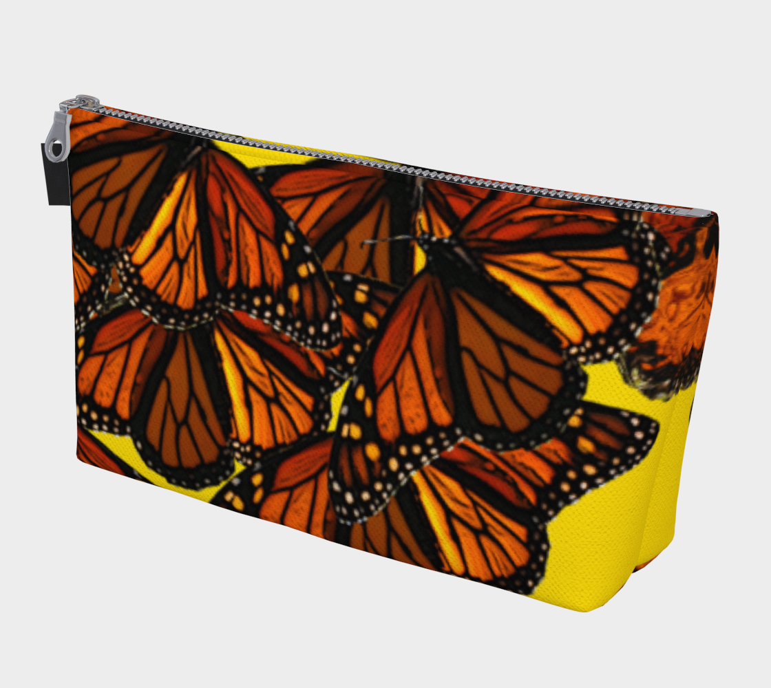 Monarch Flurry II USE MIRRORED Makeup Bag 3D preview