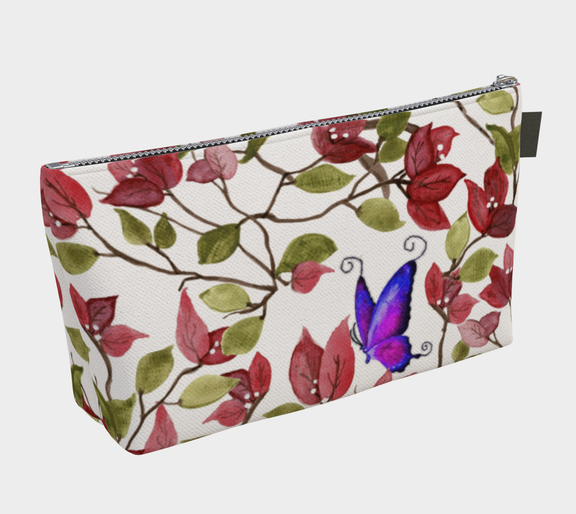 Watercolor Bougainvillea And Butterflies thumbnail #3