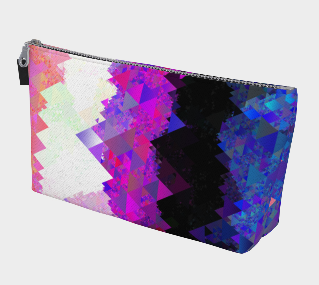 Groovy Colorful Geometric Abstract Genderfluid Pride Flag preview