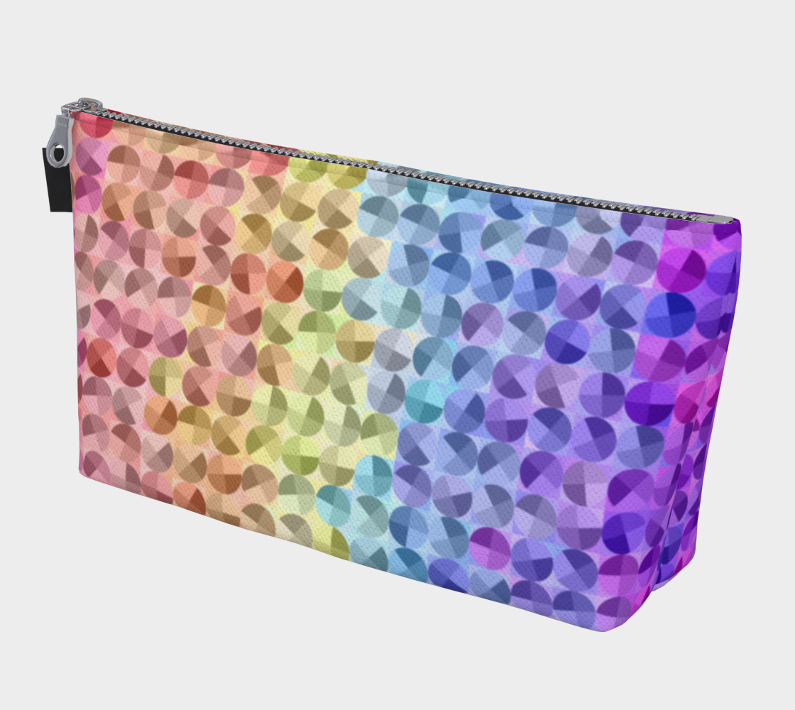 Groovy Modern Geometric Abstract Xenogender Pride Flag 3D preview
