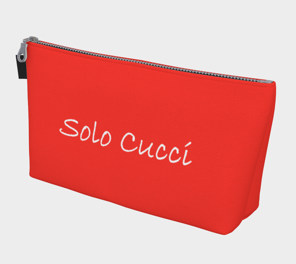 Aperçu de Bright Red-Makeup Bag