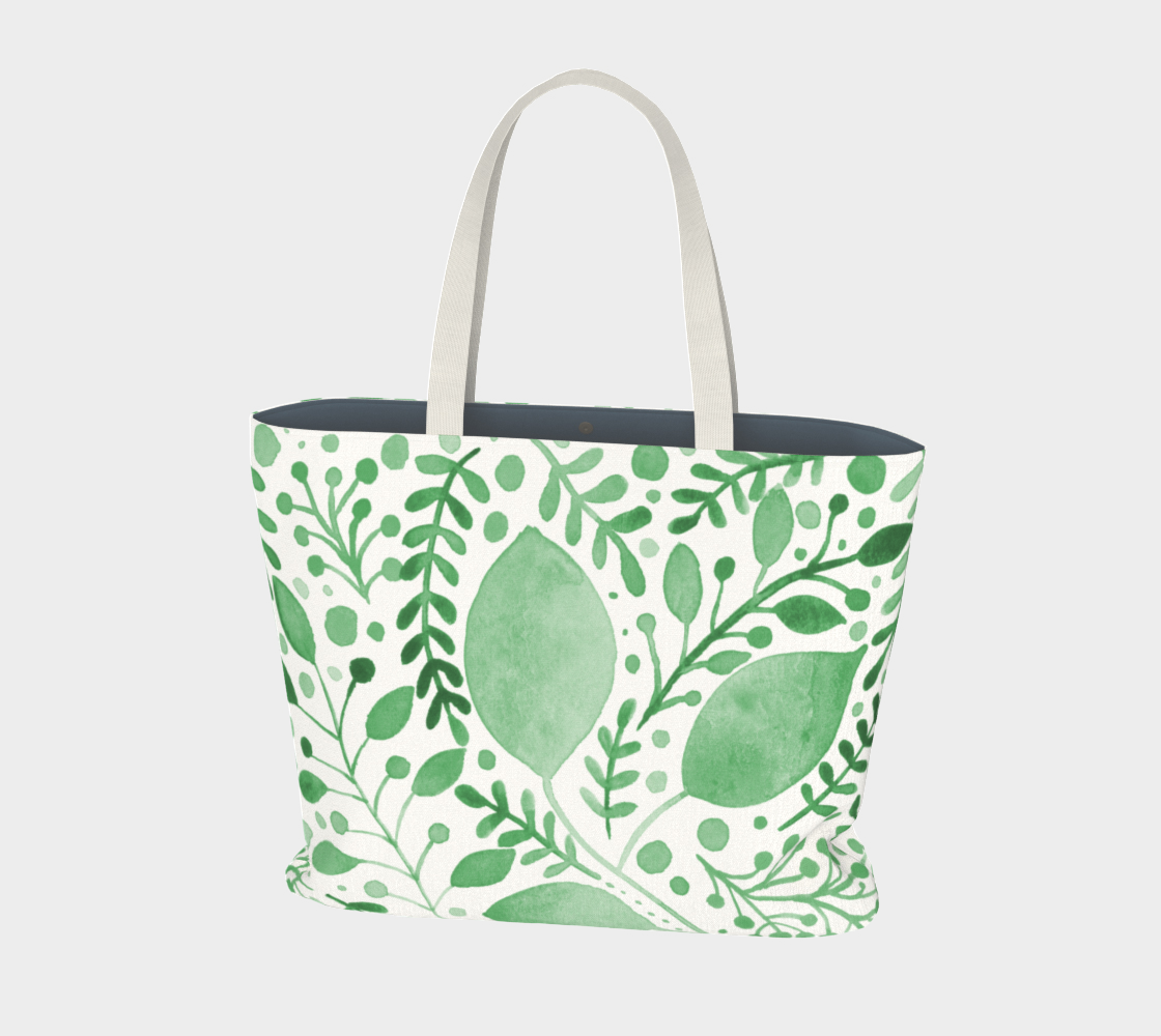Branches and leaves - green preview #1