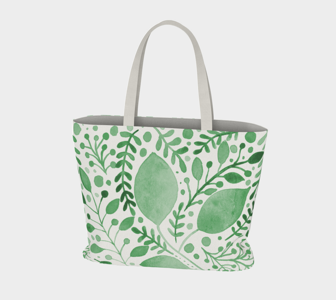 Branches and leaves - green preview #3