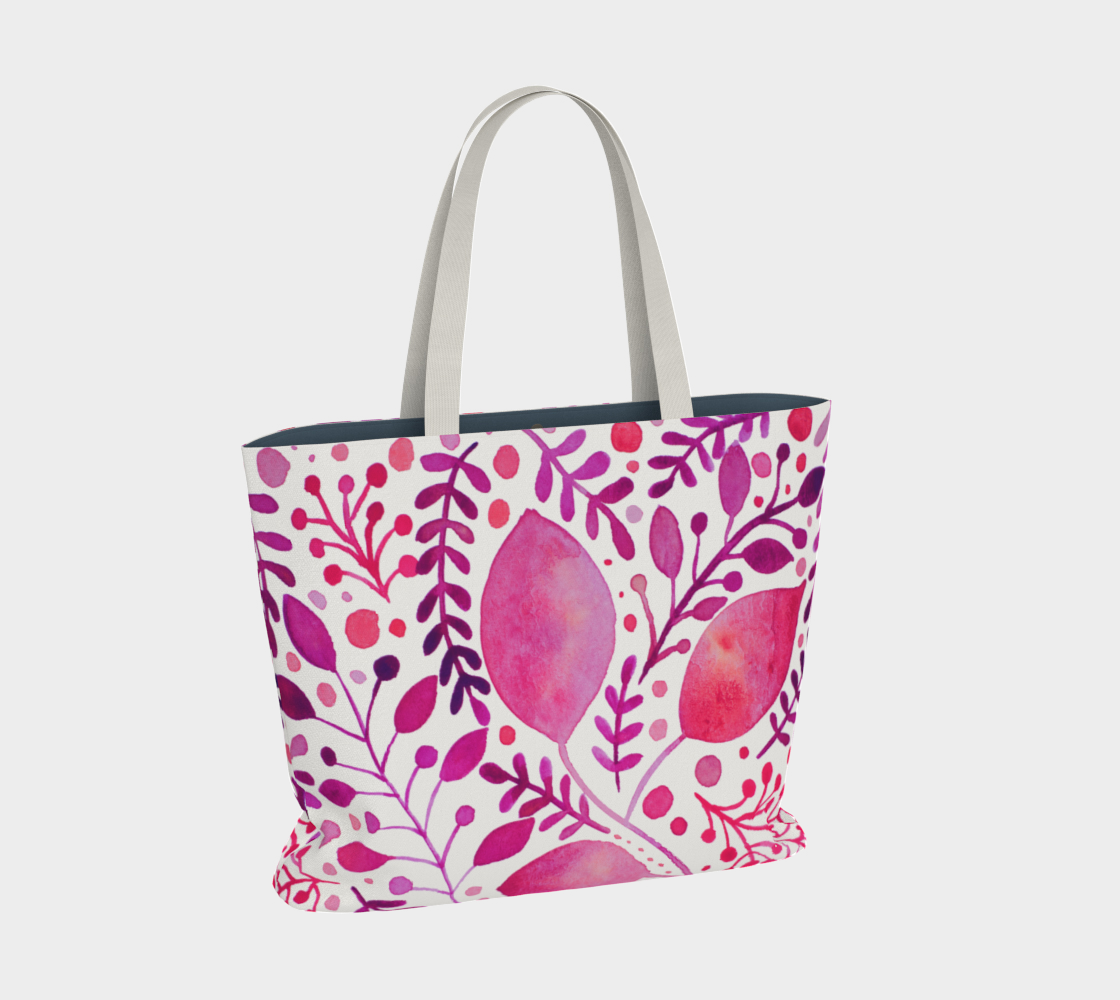 Branches and leaves - magenta preview #2