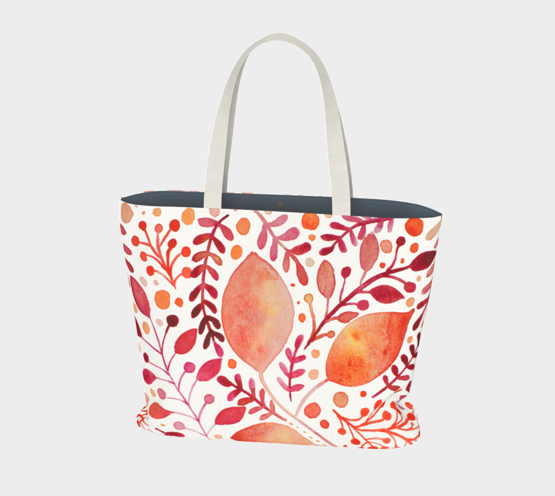 Branches and leaves - orange preview #1