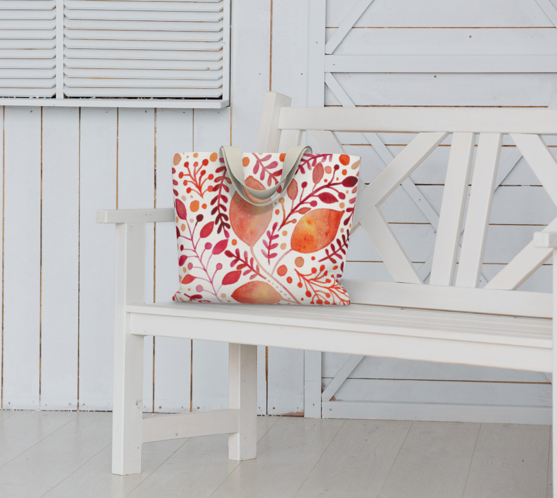 Branches and leaves - orange preview #6