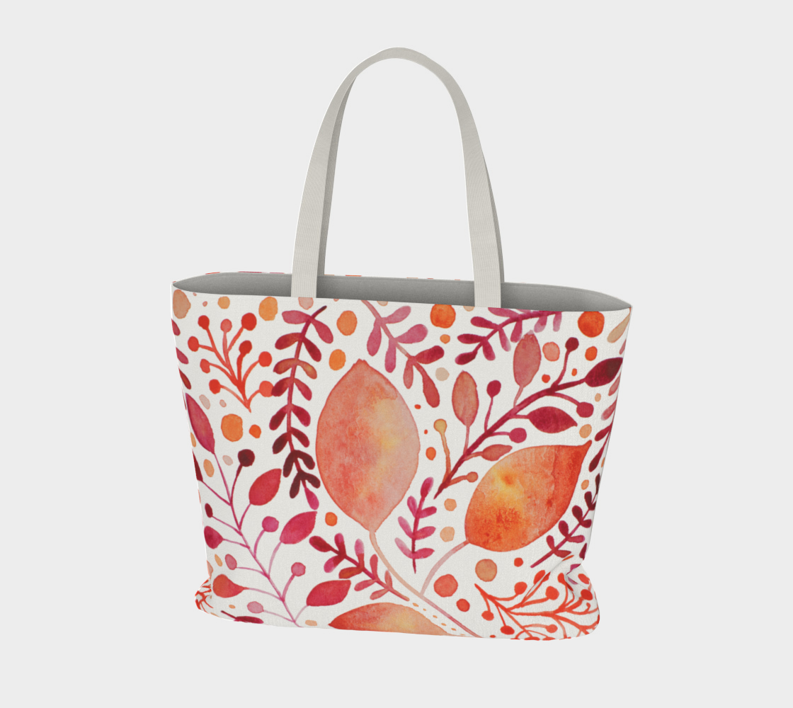 Branches and leaves - orange preview #3