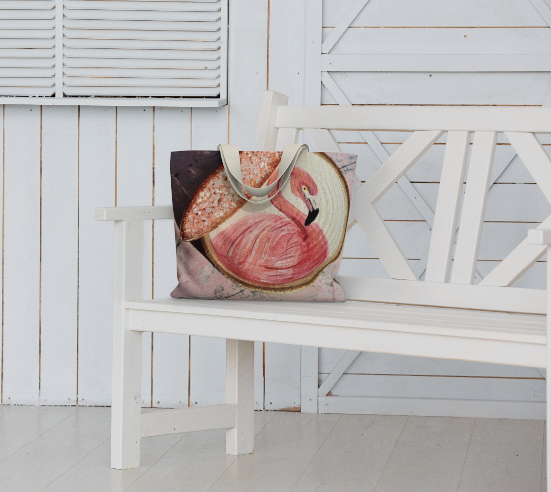 Large Tote Flamingo Dance Collection preview #6