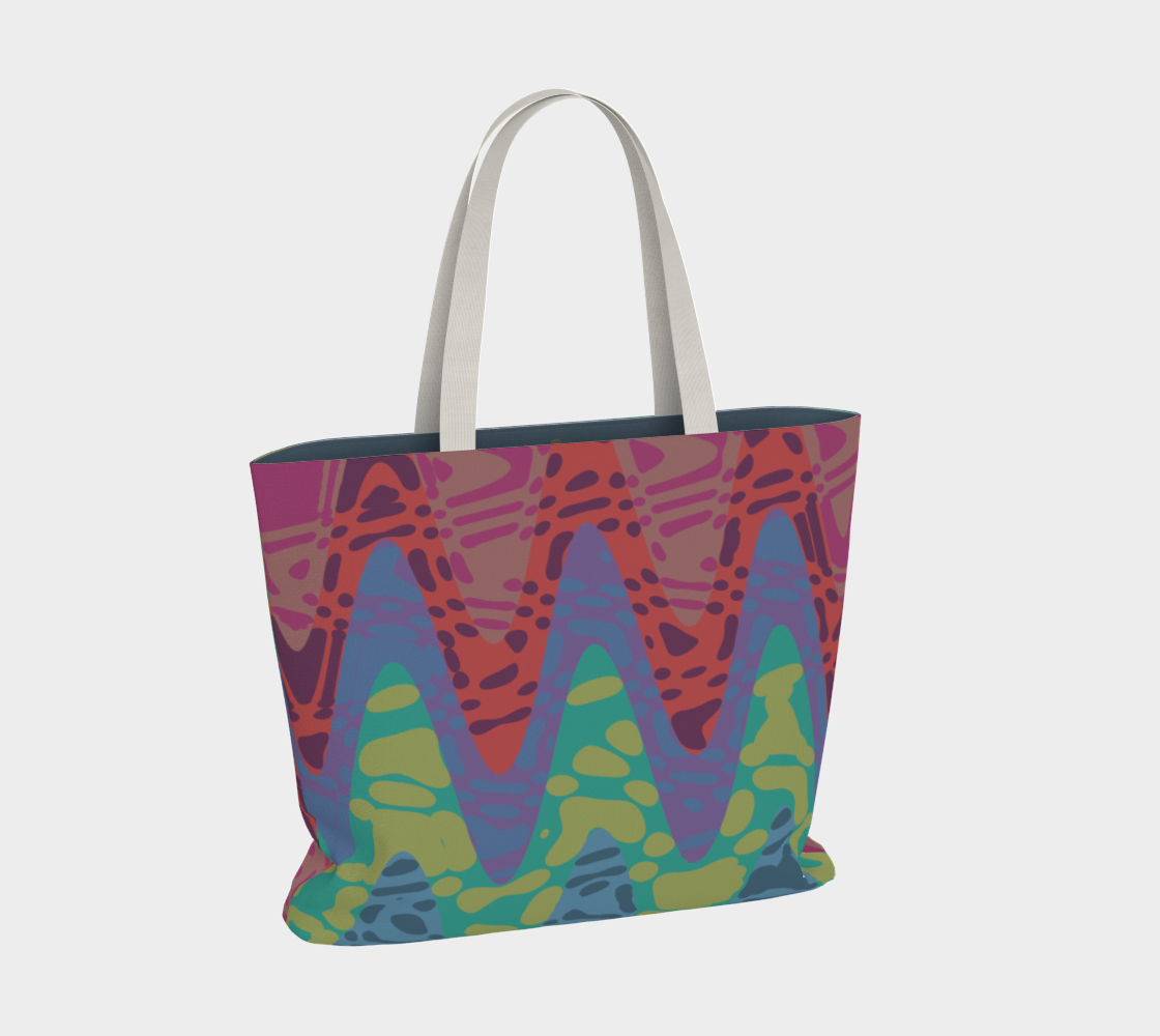 Psychedelic Tote Bag Miniature #3